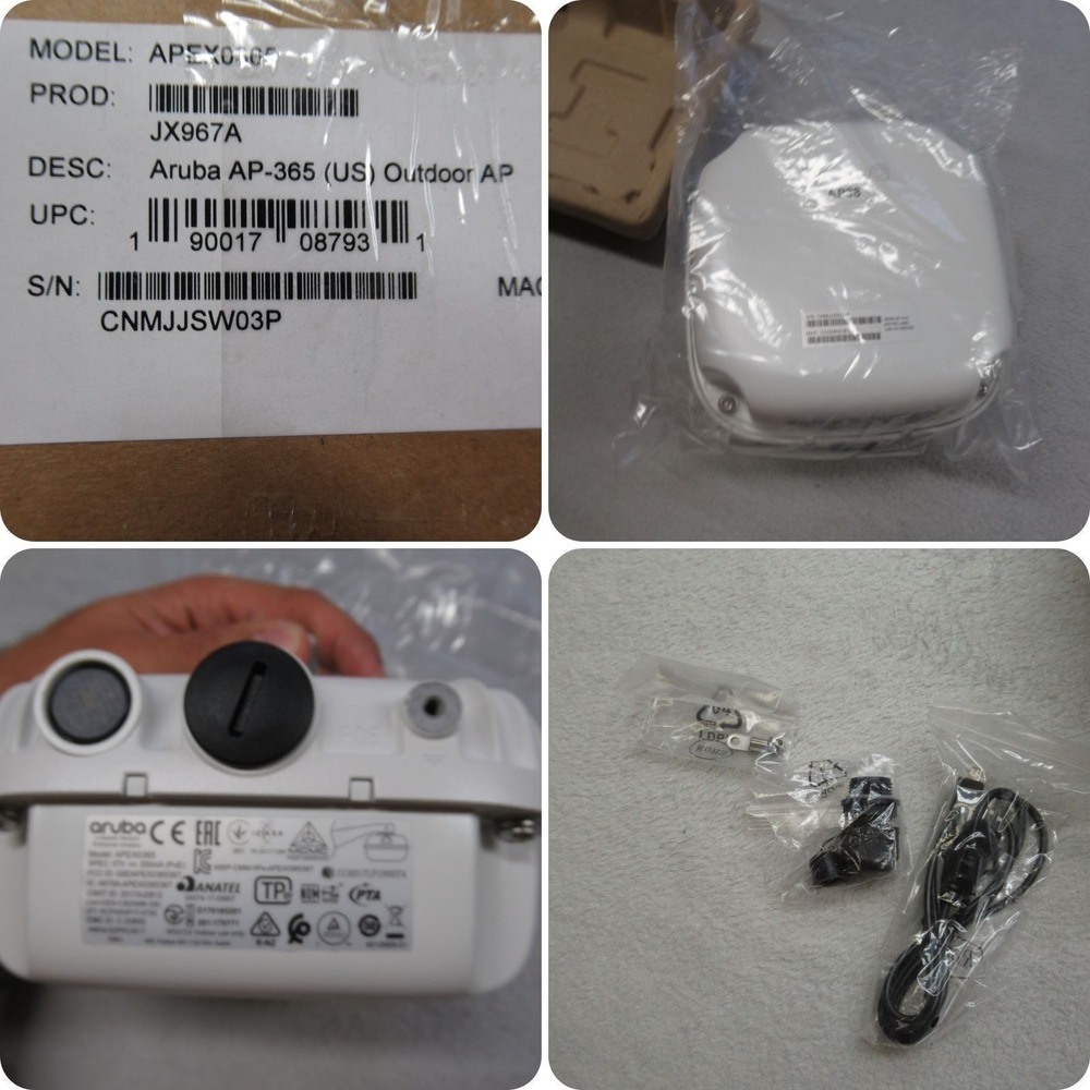 Aruba AP-365 Outdoor Wireless Access Point AP38 WiFi Network Backup Spare NEW